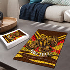 Personalised Hawthorn Hawks ANZAC Puzzle Military Remembrance Australian Football Mascot Camouflage