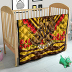 Personalised Hawthorn Hawks ANZAC Quilt Military Remembrance Australian Football Mascot Camouflage