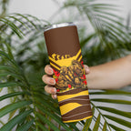 Personalised Hawthorn Hawks ANZAC Skinny Tumbler Military Remembrance Australian Football Mascot Camouflage