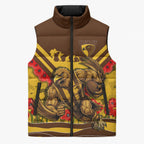 Personalised Hawthorn Hawks ANZAC Sleeveless Puffer Jacket Military Remembrance Australian Football Mascot Camouflage