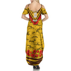 Personalised Hawthorn Hawks ANZAC Summer Maxi Dress Military Remembrance Australian Football Mascot Camouflage