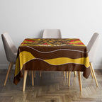 Personalised Hawthorn Hawks ANZAC Tablecloth Military Remembrance Australian Football Mascot Camouflage