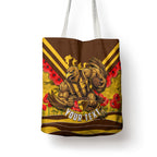 Personalised Hawthorn Hawks ANZAC Tote Bag Military Remembrance Australian Football Mascot Camouflage