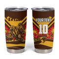 Personalised Hawthorn Hawks ANZAC Tumbler Cup Military Remembrance Australian Football Mascot Camouflage