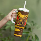 Personalised Hawthorn Hawks ANZAC Tumbler With Handle Military Remembrance Australian Football Mascot Camouflage