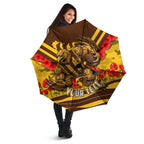 Personalised Hawthorn Hawks ANZAC Umbrella Military Remembrance Australian Football Mascot Camouflage