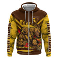 Personalised Hawthorn Hawks ANZAC Zip Hoodie Military Remembrance Australian Football Mascot Camouflage