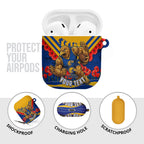 Personalised West Coast Eagles ANZAC AirPods Case Military Remembrance Australian Football Mascot Camouflage