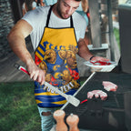 Personalised West Coast Eagles ANZAC Apron Military Remembrance Australian Football Mascot Camouflage