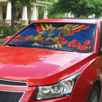Personalised West Coast Eagles ANZAC Auto Sun Shade Military Remembrance Australian Football Mascot Camouflage