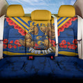 Personalised West Coast Eagles ANZAC Back Car Seat Cover Military Remembrance Australian Football Mascot Camouflage