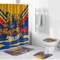 Personalised West Coast Eagles ANZAC Bathroom Set Military Remembrance Australian Football Mascot Camouflage