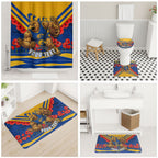 Personalised West Coast Eagles ANZAC Bathroom Set Military Remembrance Australian Football Mascot Camouflage