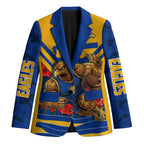 Personalised West Coast Eagles ANZAC Blazer Military Remembrance Australian Football Mascot Camouflage