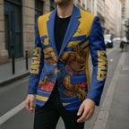 Personalised West Coast Eagles ANZAC Blazer Military Remembrance Australian Football Mascot Camouflage