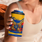 Personalised West Coast Eagles ANZAC 4 in 1 Can Cooler Tumbler Military Remembrance Australian Football Mascot Camouflage