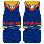 Personalised West Coast Eagles ANZAC Car Mats Military Remembrance Australian Football Mascot Camouflage