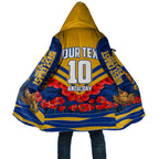 Personalised West Coast Eagles ANZAC Cloak Military Remembrance Australian Football Mascot Camouflage
