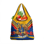 Personalised West Coast Eagles ANZAC Grocery Bag Military Remembrance Australian Football Mascot Camouflage