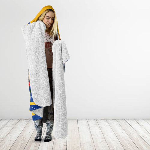Personalised West Coast Eagles ANZAC Hooded Blanket Military Remembrance Australian Football Mascot Camouflage