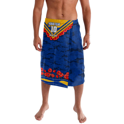 Personalised West Coast Eagles ANZAC Lavalava Military Remembrance Australian Football Mascot Camouflage