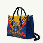 Personalised West Coast Eagles ANZAC Leather Bag Military Remembrance Australian Football Mascot Camouflage