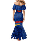 Personalised West Coast Eagles ANZAC Mermaid Dress Military Remembrance Australian Football Mascot Camouflage