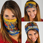 Personalised West Coast Eagles ANZAC Neck Gaiter Military Remembrance Australian Football Mascot Camouflage