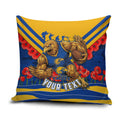 Personalised West Coast Eagles ANZAC Pillow Cover Military Remembrance Australian Football Mascot Camouflage