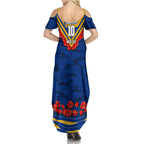 Personalised West Coast Eagles ANZAC Summer Maxi Dress Military Remembrance Australian Football Mascot Camouflage