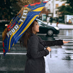 Personalised West Coast Eagles ANZAC Umbrella Military Remembrance Australian Football Mascot Camouflage