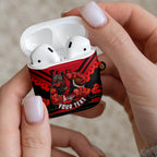 Personalised Essendon Bombers ANZAC AirPods Case Military Remembrance Australian Football Mascot Camouflage