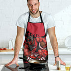 Personalised Essendon Bombers ANZAC Apron Military Remembrance Australian Football Mascot Camouflage