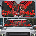 Personalised Essendon Bombers ANZAC Auto Sun Shade Military Remembrance Australian Football Mascot Camouflage