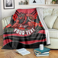 Personalised Essendon Bombers ANZAC Blanket Military Remembrance Australian Football Mascot Camouflage