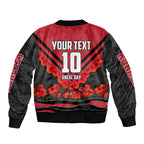 Personalised Essendon Bombers ANZAC Bomber Jacket Military Remembrance Australian Football Mascot Camouflage