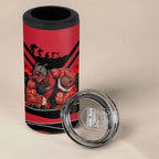 Personalised Essendon Bombers ANZAC 4 in 1 Can Cooler Tumbler Military Remembrance Australian Football Mascot Camouflage