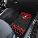 Personalised Essendon Bombers ANZAC Car Mats Military Remembrance Australian Football Mascot Camouflage