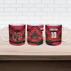 Personalised Essendon Bombers ANZAC Ceramic Mug Military Remembrance Australian Football Mascot Camouflage