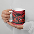 Personalised Essendon Bombers ANZAC Ceramic Mug Military Remembrance Australian Football Mascot Camouflage