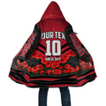 Personalised Essendon Bombers ANZAC Cloak Military Remembrance Australian Football Mascot Camouflage
