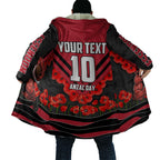Personalised Essendon Bombers ANZAC Cloak Military Remembrance Australian Football Mascot Camouflage