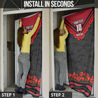 Personalised Essendon Bombers ANZAC Door Cover Military Remembrance Australian Football Mascot Camouflage
