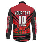 Personalised Essendon Bombers ANZAC Family Matching Mermaid Dress and Hawaiian Shirt Military Remembrance Australian Football Mascot Camouflage
