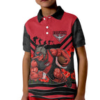Personalised Essendon Bombers ANZAC Kid Polo Shirt Military Remembrance Australian Football Mascot Camouflage