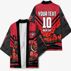 Personalised Essendon Bombers ANZAC Kimono Military Remembrance Australian Football Mascot Camouflage