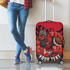 Personalised Essendon Bombers ANZAC Luggage Cover Military Remembrance Australian Football Mascot Camouflage