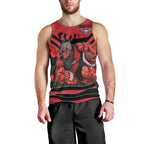 Personalised Essendon Bombers ANZAC Men Tank Top Military Remembrance Australian Football Mascot Camouflage