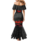 Personalised Essendon Bombers ANZAC Mermaid Dress Military Remembrance Australian Football Mascot Camouflage