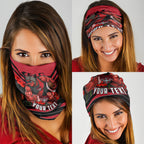Personalised Essendon Bombers ANZAC Neck Gaiter Military Remembrance Australian Football Mascot Camouflage